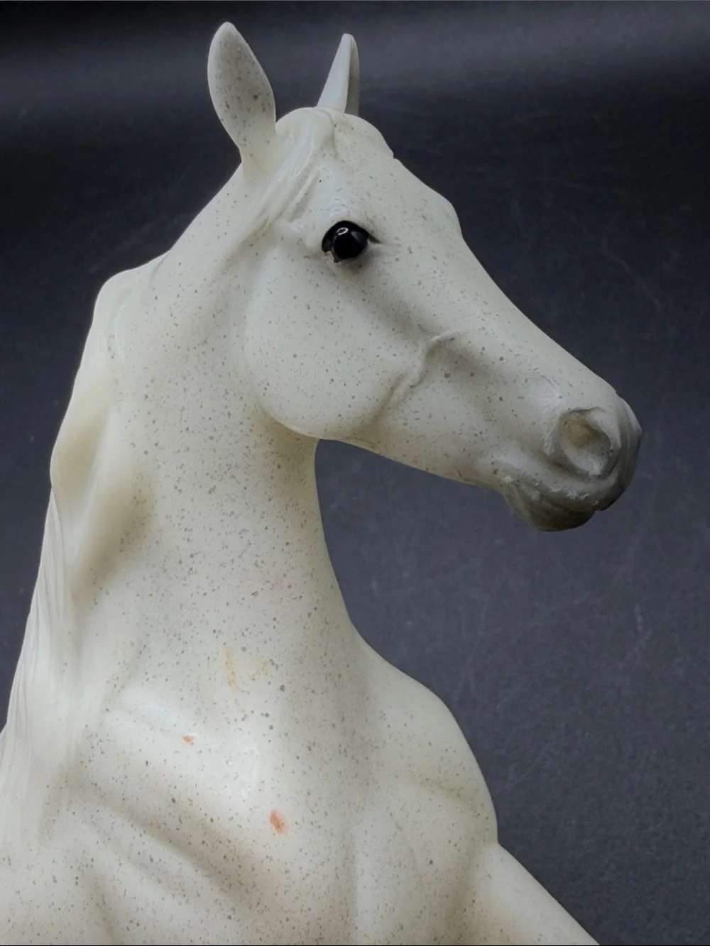 Breyer Retired Classic Best Friends Fleabitten Grey Morgan Mare Horse Figure Toy